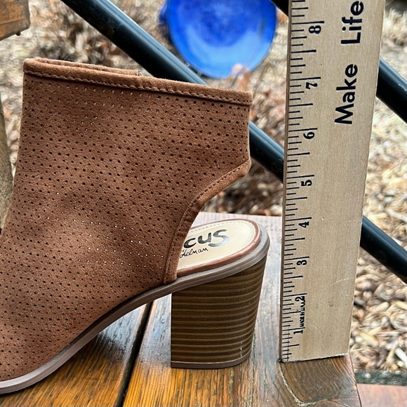 SAM EDELMAN KAMMIE-2 BROWN BOOTIES SIZE 7  NEW - Picture 6 of 13